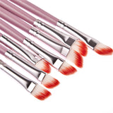 Maxbell Double Ended Eye Shadow Lipline Brush Pink