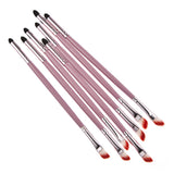 Maxbell Double Ended Eye Shadow Lipline Brush Pink