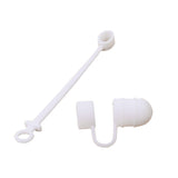 Maxbell Silicone Protective Cap Cover Anti-Lost Holder & Connector Tether For Apple iPad Pro Pencil (White)