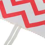 Maxbell Durable Easy Carry Wave Pattern Design Paper Shopping Bags With Rope Handles Birthday Wedding Gift Bag Pack of 12PCS Red