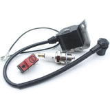 Maxbell Ignition Coil On/Off Engine Switch with Spark Plug for lawnmower Chainsaw