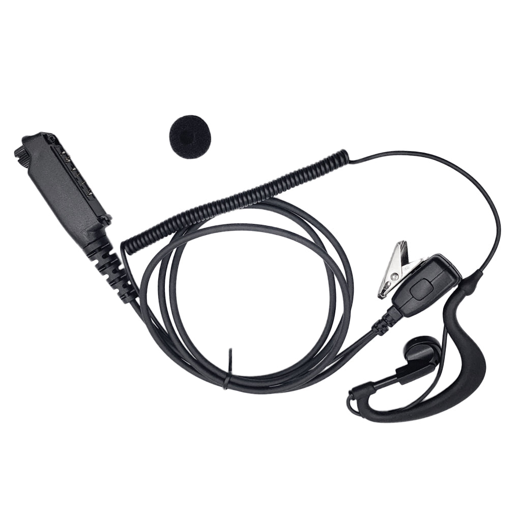 Maxbell PTT Mic Earpiece Walkie Talkie Headset for Sepura STP8000 STP8030 STP9000