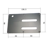 Maxbell Plastic Back Cover Protector Cavity Cover Tremolo Cover for Fender ST Guitar