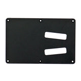 Maxbell Plastic Back Plate Backplate Trem Cavity Cover Protector for Electric Guitar