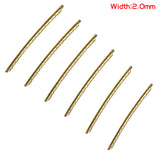 Maxbell 21Pc Brass Frets Wire Fretwire 2.0mm Guitar Part For Folk/Acoustic Guitar