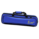 Maxbell Oxford Cloth Flute Case Cover - Carring Bag with Handle Strap Plush Lining Deep Blue