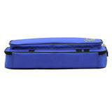 Maxbell Oxford Cloth Flute Case Cover - Carring Bag with Handle Strap Plush Lining Deep Blue