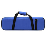 Maxbell Oxford Cloth Flute Case Cover - Carring Bag with Handle Strap Plush Lining Deep Blue