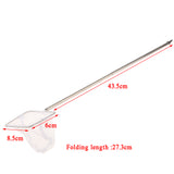 Maxbell Telescopic Lightweight Folding Fishing Landing Net 2 Section Extending Pole Micro Mesh