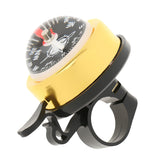 Maxbell Alloy Plastic Bicycle Safety Bike Ring Bicycle Alarm Bell Handlebar Horn with Compass