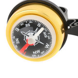 Maxbell Alloy Plastic Bicycle Safety Bike Ring Bicycle Alarm Bell Handlebar Horn with Compass