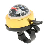 Maxbell Alloy Plastic Bicycle Safety Bike Ring Bicycle Alarm Bell Handlebar Horn with Compass