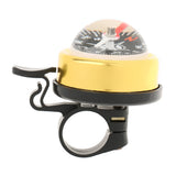 Maxbell Alloy Plastic Bicycle Safety Bike Ring Bicycle Alarm Bell Handlebar Horn with Compass
