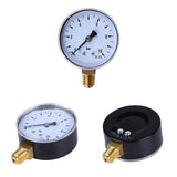 Maxbell 1/4" NPT Side Mount 2.3"Face 10 Bar Compressor Compressed Air Pressure Gauge