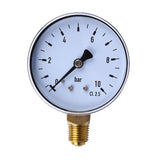 Maxbell 1/4" NPT Side Mount 2.3"Face 10 Bar Compressor Compressed Air Pressure Gauge