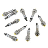 Maxbell 10 Pcs 12V DC 8mm Power Indicator Signal Light XD8-2 Led Light Bulb Yellow