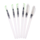 Maxbell Pack of 6 Reusable Water Brush Pen Watercolor Calligraphy Drawing Painting Pen Tool Set
