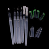 Maxbell Pack of 6 Reusable Water Brush Pen Watercolor Calligraphy Drawing Painting Pen Tool Set