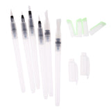 Maxbell Pack of 6 Reusable Water Brush Pen Watercolor Calligraphy Drawing Painting Pen Tool Set