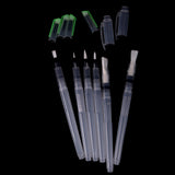 Maxbell Pack of 6 Reusable Water Brush Pen Watercolor Calligraphy Drawing Painting Pen Tool Set