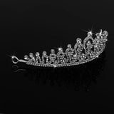 Maxbell Wedding Bridal Princess Party Prom Crystal Hair Tiara Crown Veil Headband