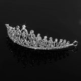 Maxbell Wedding Bridal Princess Party Prom Crystal Hair Tiara Crown Veil Headband
