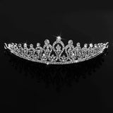 Maxbell Wedding Bridal Princess Party Prom Crystal Hair Tiara Crown Veil Headband
