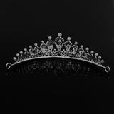Maxbell Wedding Bridal Princess Party Prom Crystal Hair Tiara Crown Veil Headband