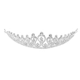 Maxbell Wedding Bridal Princess Party Prom Crystal Hair Tiara Crown Veil Headband