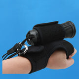 Maxbell Hand Free Holder Glove for Scuba Diving Torch LED Flashlight