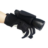 Maxbell Hand Free Holder Glove for Scuba Diving Torch LED Flashlight