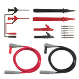 Maxbell 14-in-1 Multimeter Lead Test Probe Wire Set Voltage Meter Cable Pen W/ Alligator Clips for Vehicle Maintenance