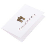 Maxbell Pack of 10 Mini Triumphal Arch Metal Wedding Birthday Greeting Card with Envelopes