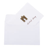 Maxbell Pack of 10 Mini Triumphal Arch Metal Wedding Birthday Greeting Card with Envelopes