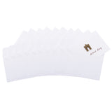 Maxbell Pack of 10 Mini Triumphal Arch Metal Wedding Birthday Greeting Card with Envelopes