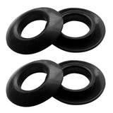 Maxbell 2 Pairs Universal Rubber Kayak Oar Paddle Shaft Drip Rings 1.18inch Inner Diameter