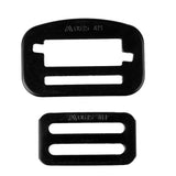 Maxbell 2 Pairs Alloy Steel Fastener Locking Clip for Rock Climbing Harnesss Black