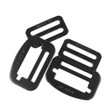 Maxbell 2 Pairs Alloy Steel Fastener Locking Clip for Rock Climbing Harnesss Black