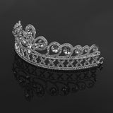 Maxbell Princess Stunning Crystal Hair Tiara Wedding Bridal Crown Veil Headband
