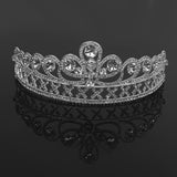 Maxbell Princess Stunning Crystal Hair Tiara Wedding Bridal Crown Veil Headband