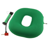 Maxbell Comfortable Donut Inflatable Chair Cushion Wheelchair Hemorrhoid Seat Pillow + Air Pump for Back Coccyx Tailbone Pain Lumbar Support