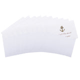 Maxbell Pack of 10 Mini Anchor Metal Wedding Invitation Greeting Gift Card Inc Envelopes