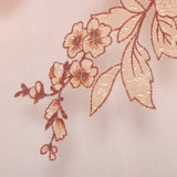 Maxbell 250*100cm Peony Beads Voile Curtain Living Room Window Tulle Sheer Curtain
