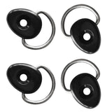 Maxbell 4 Pieces Kayak Canoe Boat D Ring Tie Down Loop Safety Deck Fitting Accessories