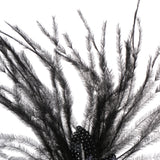 Maxbell Retro Shiny Sequin Feather Flower Headband Headpiece Party Fancy Dress