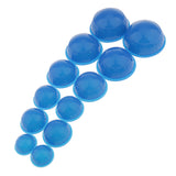 Maxbell Set Of 12 Pieces Professional Silicone Suction Vacuum Cup Body Face Skin Massage Cellulite Cupping Kit