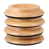 Maxbell Piano Caster Cups Wood