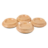 Maxbell Piano Caster Cups Wood