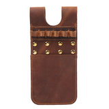 Maxbell Cow Leather Archery Arrow Quiver Holder Side Hip Belt Bag Pocket - Brown