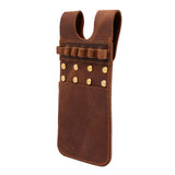 Maxbell Cow Leather Archery Arrow Quiver Holder Side Hip Belt Bag Pocket - Brown